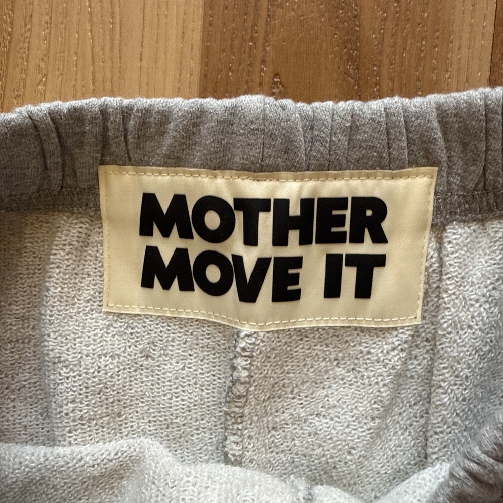 Mother The Bender Frayed Move Shorts  Cotton High Rise Heather Gray Small $128 - Picture 3 of 7